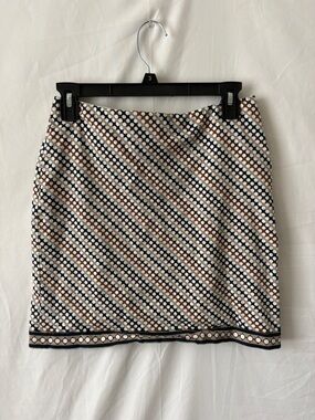 Michael Kors Geometric Circle Skirt